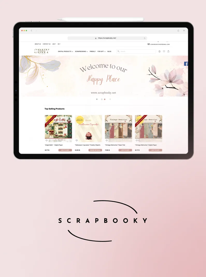 Digital postcard store